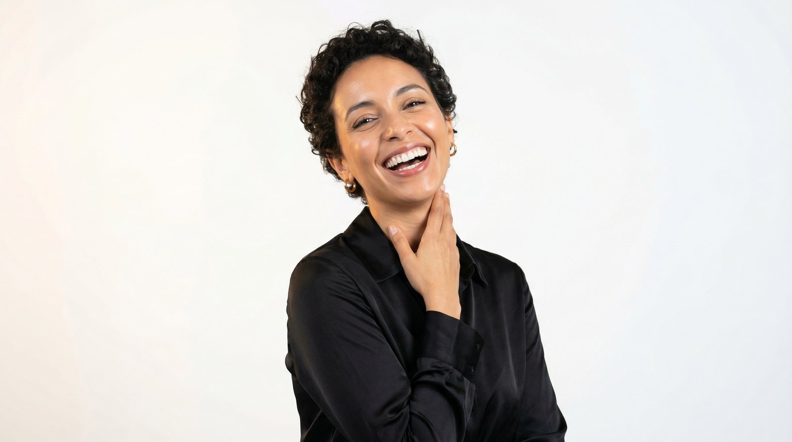 Patiente souriante au Centre Dentaire Ziani, Casablanca